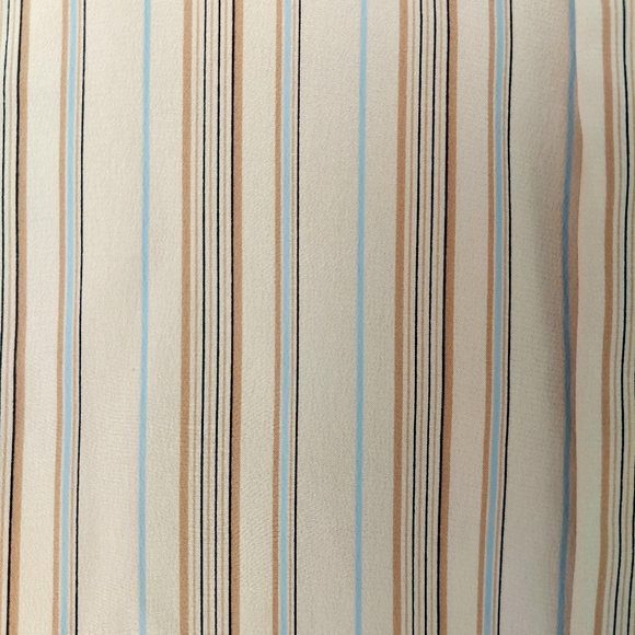 Saville for Nordstrom 100% Silk Striped Button-down Dress Shirt Sz 12 - Picture 8 of 10